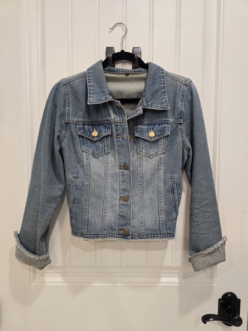 Classic Light Blue Denim Jacket - Women